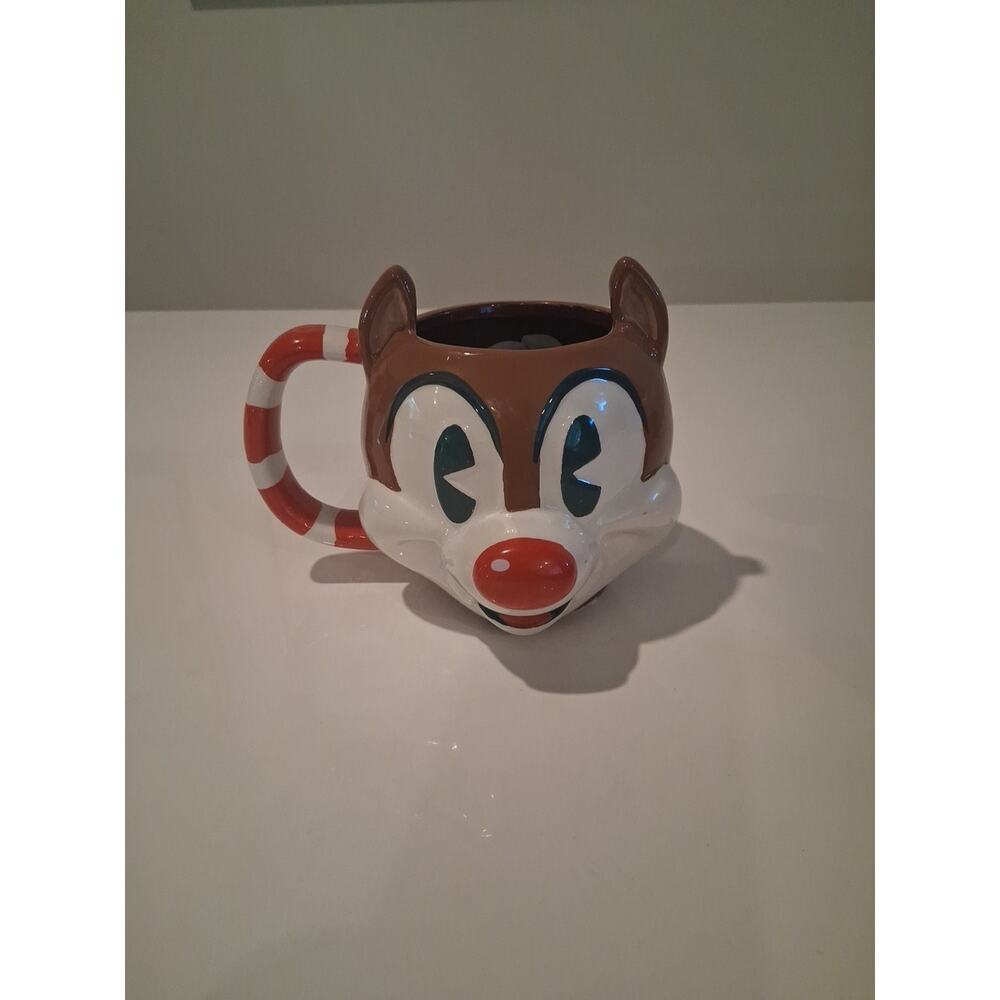 Disney Walt's Holiday Lodge Chip Mug ONLY 2021 Jumbo Hot Cocoa Mug 23oz No Dale